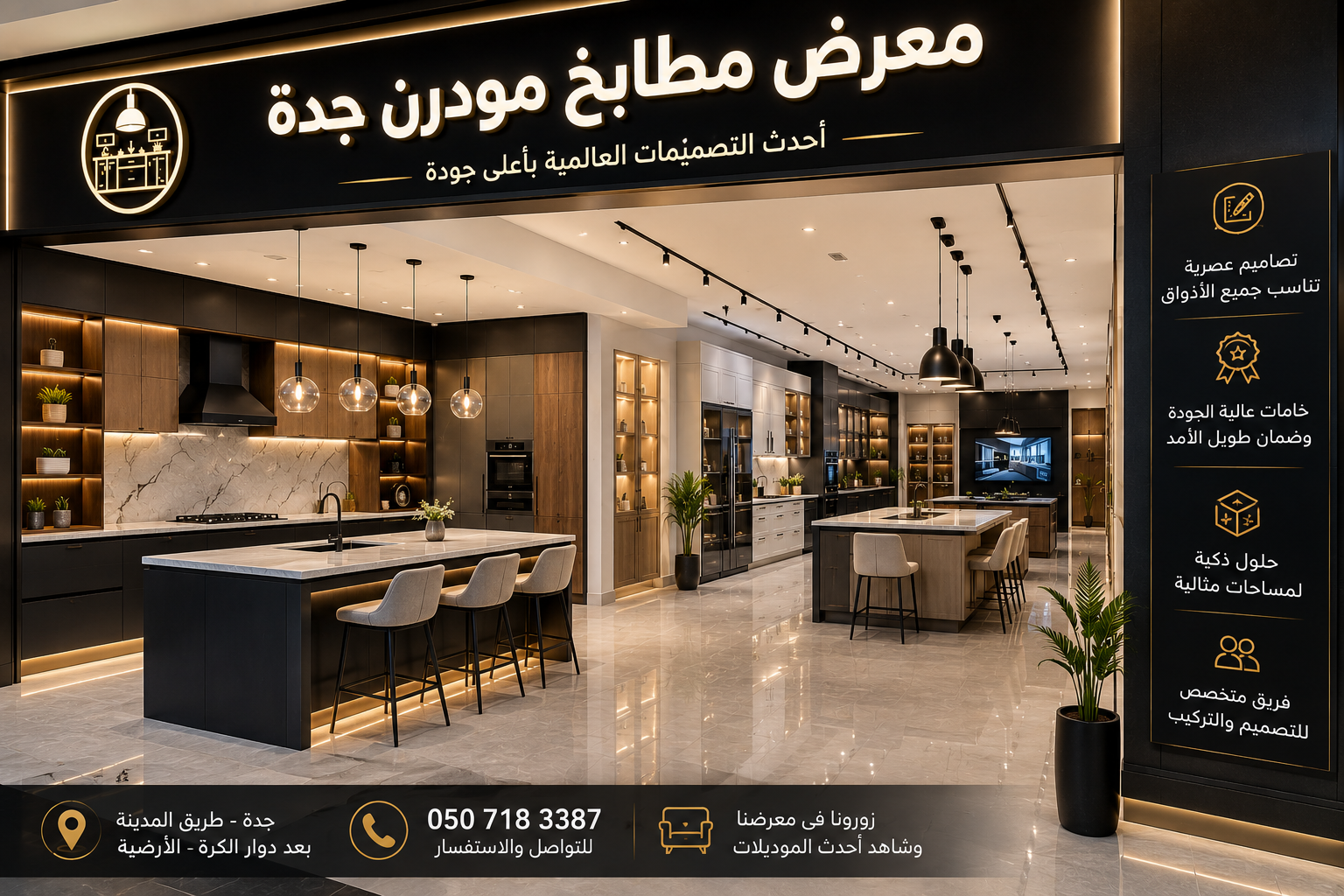 أحدث موديلات المطابخ المودرن في جدة بتصاميم عصرية وألوان متنوعة